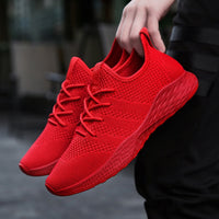 Trendy Men's Knitted Casual Shoes For Student Sports
