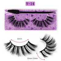 Long Natural Eyelashes With Plastic Cotton Thread