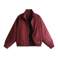 Loose-fit Plus-size Stand-collar Jacket Men's Outerwear Top
