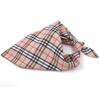Dog jewelry scarf double cotton triangle scarf