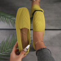 Summer New Arrival Plus Size Flat Flyknit Shoes For Women