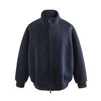 Long Sleeve Retro Top Simple Casual Coat