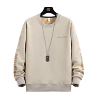 Round Neck Sweater Men's Sports Loose Casual Top