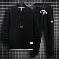 Leisure Sports Long Sleeve Trousers Suit