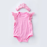 Baby Girl Sleeveless Wings Rompers Jumpsuit