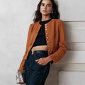 Linen Women's Casual Button-Up Jacket