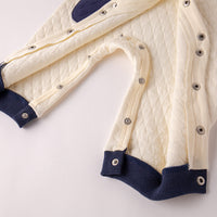 Baby one-piece spring and autumn air cotton one-piece