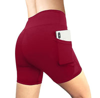 Hip Raise Yoga Women's High Waist Solid Color Tights Running Fitness Sports Pants