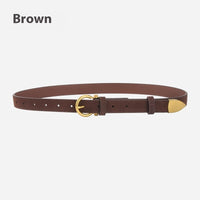 Girls' Fashionable All-match Retro Frosted Belt