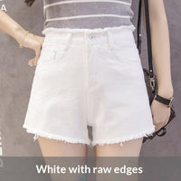 New Womens Denim Shorts For Summer Korean-style Slimming And Super Versatile