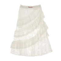 Y2K American-style Retro Lace Tiered Skirt