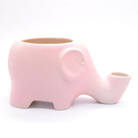 Ceramic Elephant Drinking Fountain Cat Bowl
