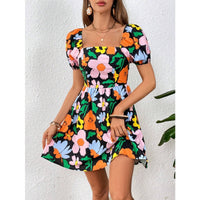 Printed Short Dress For Women
