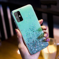 Samsung mobile phone case with gradual pink star