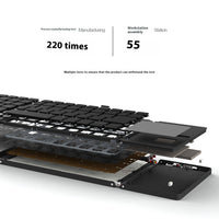 Mini Tri-fold Bluetooth Keyboard Portable Thin Touch