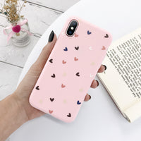Love Frosted Soft Shell Phone Case