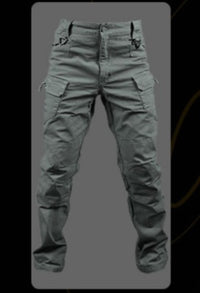 Spring and Autumn IX7 tactical trousers men's self-cultivation 9 special forces army fan pants outdoor overalls multi-pocket straight training pants