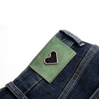 New Thin Velvet Denim Harem Pants Women