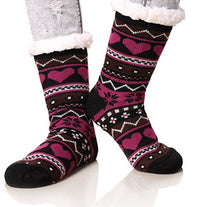 Love striped knit socks