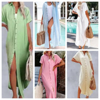 Women's Solid Color Casual Versatile Dress