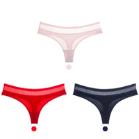 Cotton low-rise seamless women's briefs
