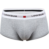 Men's Fashion Low Waist Cotton Boxers