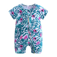 Summer round neck jumpsuit