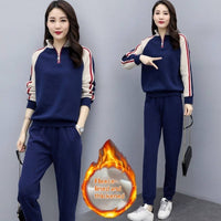 Women's Casual Sportswear Set For Spring And Autumn