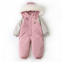 Color Matching Thin Children's Ski Suit Jumpsuit