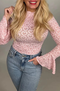Sexy Slim-fit High-neck Long Sleeve Women's