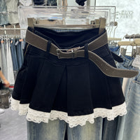 Design Lace Stitching Skirt