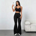 Flared Denim Jeans Womens Spring High-Waist Slimming Horseshoe Bell Bottoms For Women
