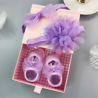 Hairband Socks Set Baby Bow