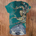 Women's Short Sleeve 3D Digital Printing Plus Size