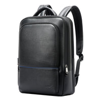 Men's Fashionable Leather Business Commuter Backpack