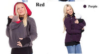 Three-in-one Multi-functional Mother Kangaroo Sweater Coat