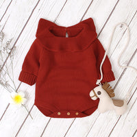 Girls Knitted Bag Fart Romper