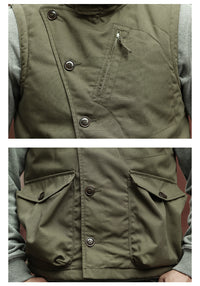 Retro Motorcycle Tough Guy Waterproof Pilot Knight Vest