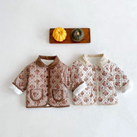 Flowers Pattern Long Sleeve Jacket