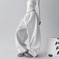 Women's High-waisted Figure-flattering Loose-fitting Casual Pants