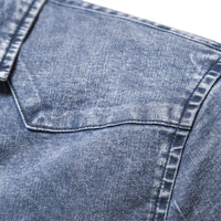 Men's Denim Shirt Quality Heavy Duty Washing