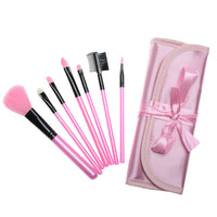 Multifunctional Portable 7 Ribbon Makeup Brushes Suit