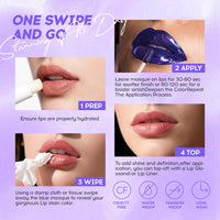 10-Color Tear-Off Lip Gloss Peel-Off Lip Glaze