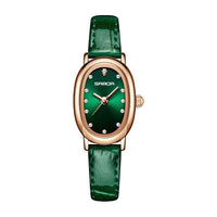 Women's European And American Watch Quartz Leather Steel Belt Waterproof