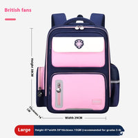 Primary School Student Schoolbag Waterproof Portable Burden Alleviation Backpack