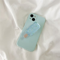 Creative Liquid Silicone Mint Green Popsicle Phone Case