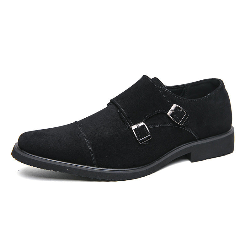 Men's Fashion Black Business Leather Shoes