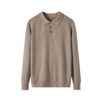 Men's Long-sleeved Sweater Lapel Comfortable All-match