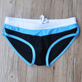 Men's Fashion Colorful Triangle Swim Trunks