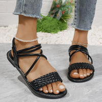 Women's Sandals Fashionable All-match Woven